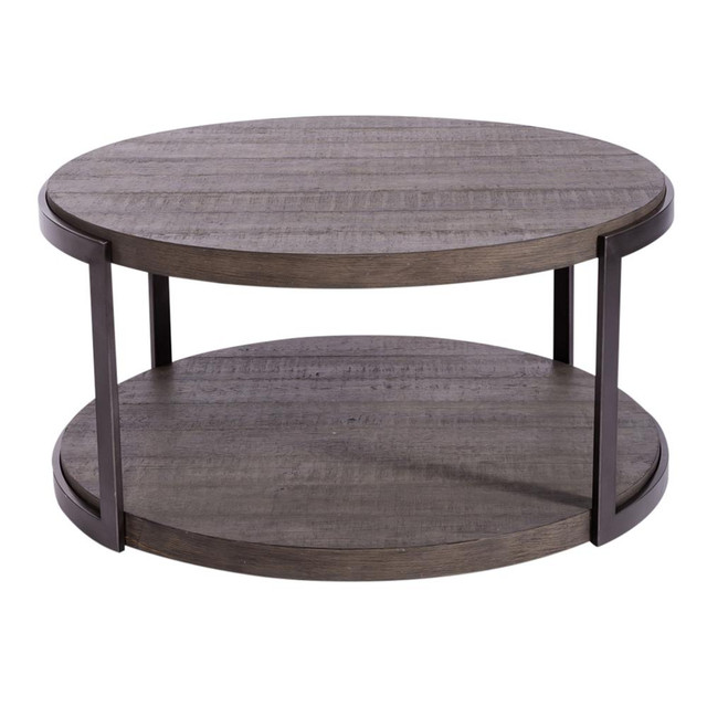 Modern View Round Cocktail Table