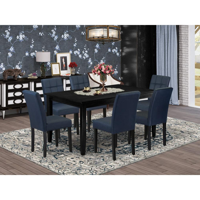 7 Piece Dinner Table Set contain A Kitchen Table