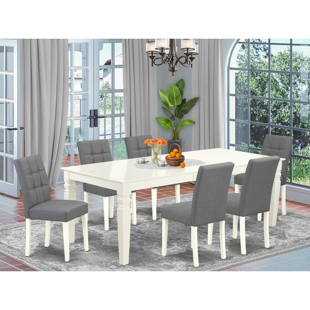 7 Piece Kitchen Table Set contain A Modern Table