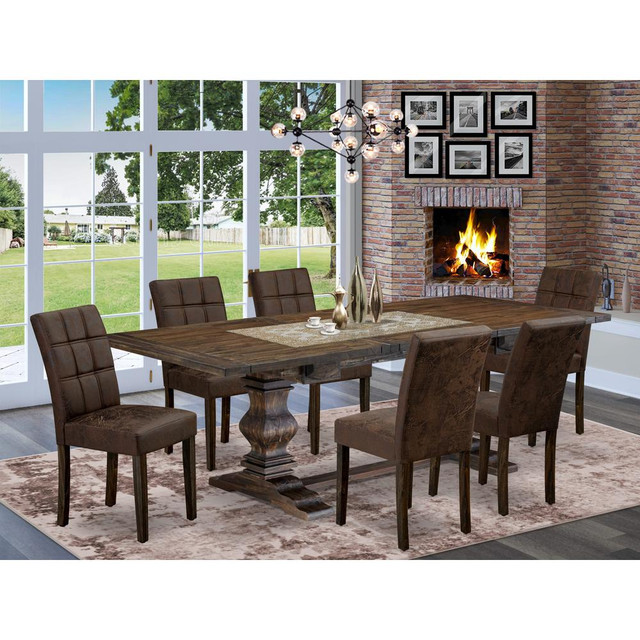 7 Piece Dining Room Set contain A Modern Dining Table