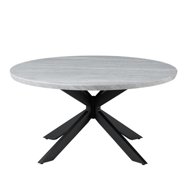 Keyla Faux Marble Round Cocktail Table