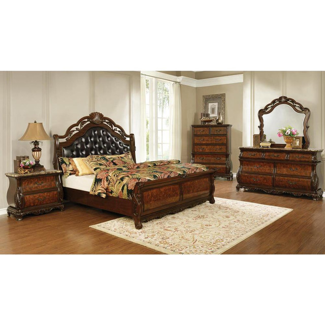 EXETER COLLECTION CALIFORNIA KING BED 5 PC SET
