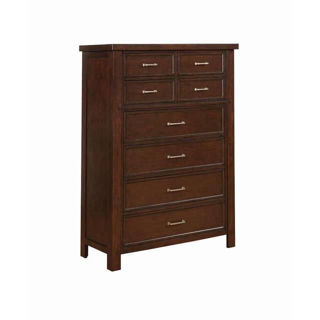 Barstow 8-drawer Rectangular Chest Pinot Noir