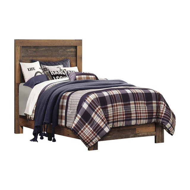 Sidney 5-piece Twin Panel Bedroom Set Rustic Pine