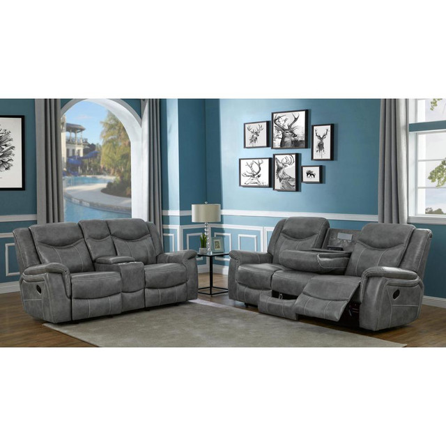 Conrad 2-piece Living Room Set Grey