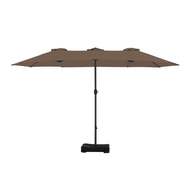 Sunjoy Triple Canopy Umbrella with Umbrella Base - Falcon