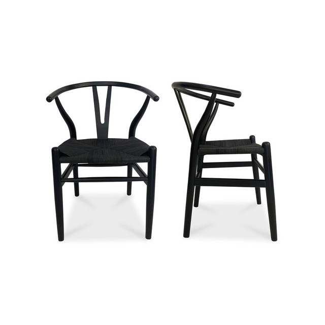 Ventana Dining Chair Black-Set Of Two