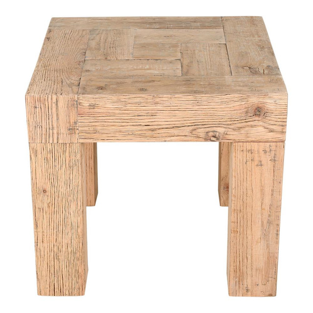 Evander Side Table Aged Oak