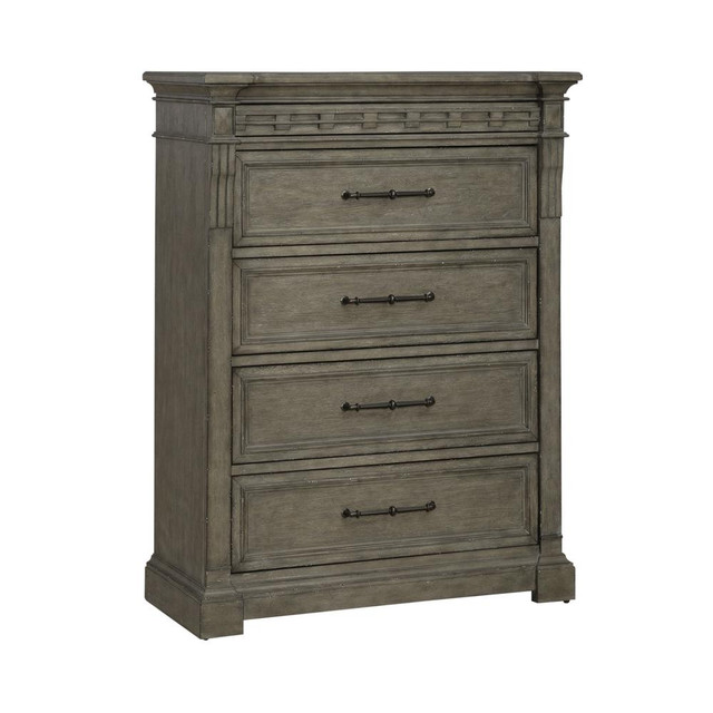 Liberty Furniture Town and Country 5 Drawer Chest in Dusty Taupe