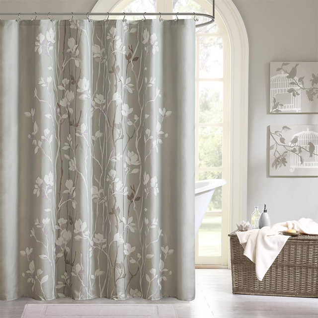 100% Polyester Printed Shower Curtain,MPE70-124