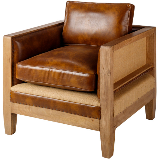 Bradford Faux Leather Accent Chair