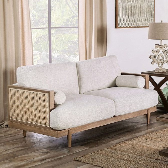 Alesund Loveseat, Light Brown/Natural