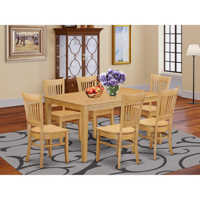 7  Pc  Dining  room  set  -  Dining  Table  and  6  Dining  Chairs