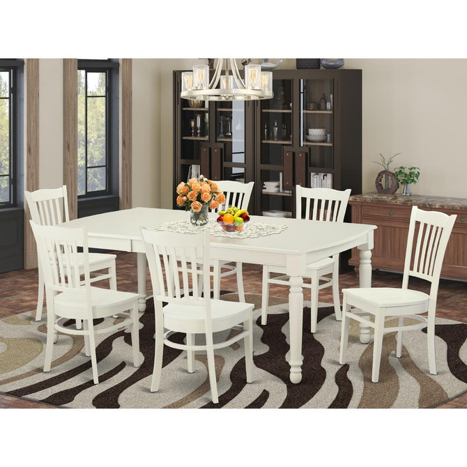 7  PcTable  and  Chairs  set  for  6-Table  and  6  dinette  Chairs