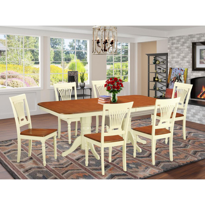 7  PC  Dining  set-Dining  Table  and  6  Dining  Chairs  for  Dining