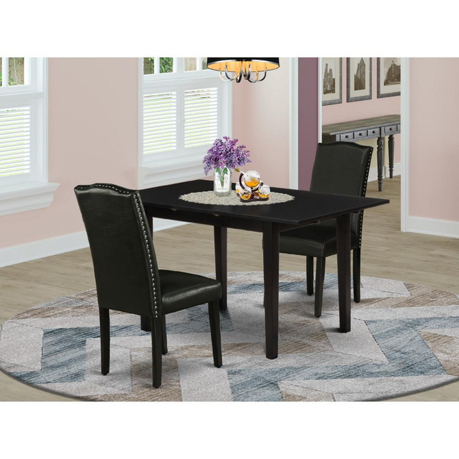 Dining Table- Parson Chairs, NOEN3-BLK-69