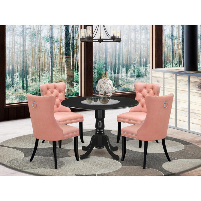 5 Piece Modern Dining Table Set