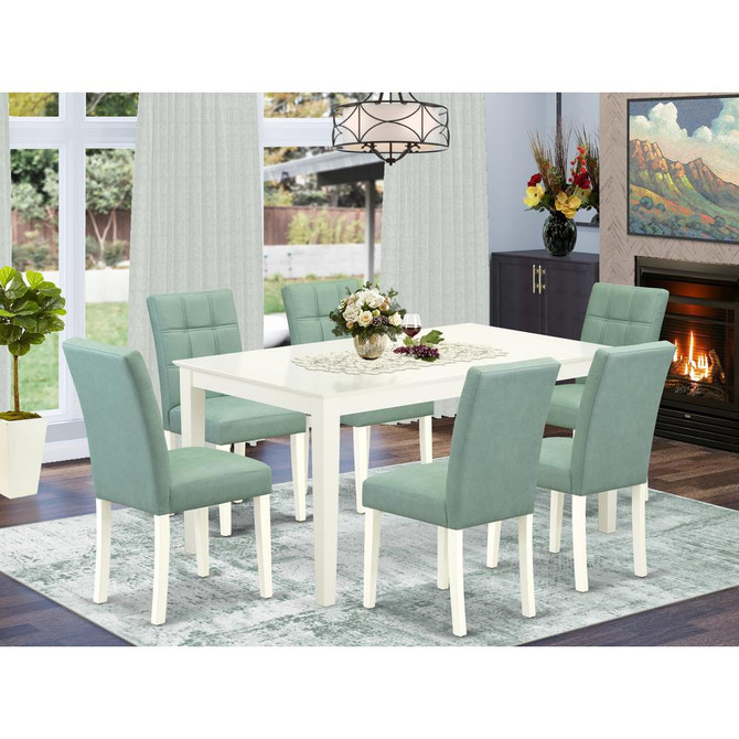 7 Piece Modern Dining Table Set