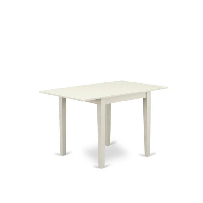5 Piece Dining Table Set Contains a Rectangle Kitchen Table with Dropleaf