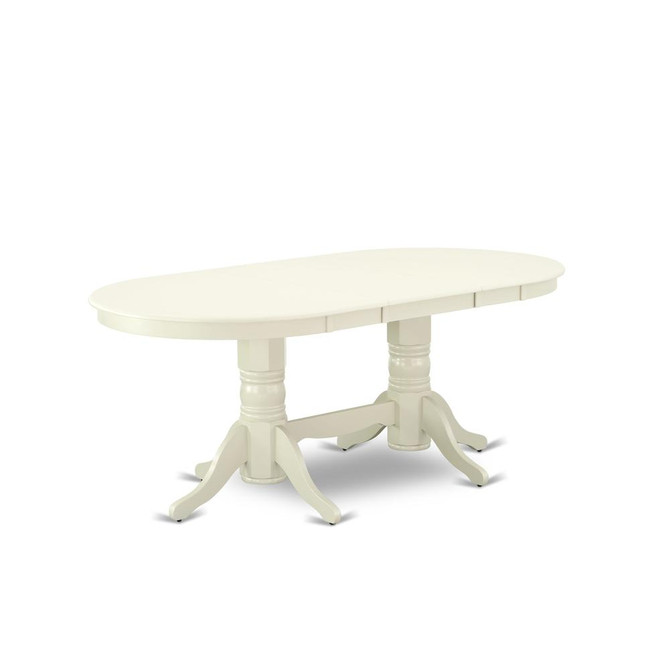 7 Piece Dinette Set Contains an Oval Dining Table with Butterfly Leaf