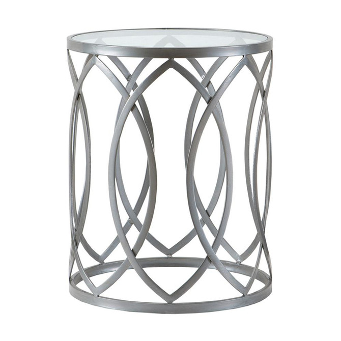 Arlo Metal Eyelet Accent Table,FPF17-0295