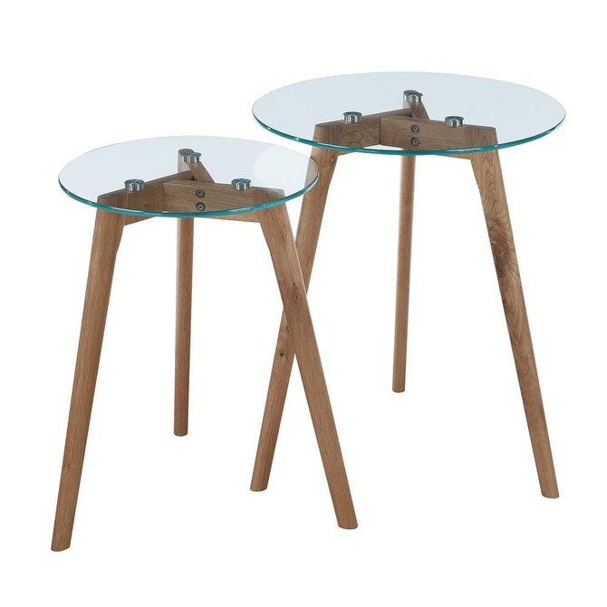 Clearview Nesting Round End Tables