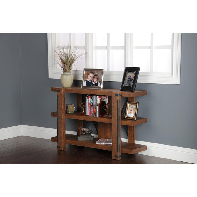 Industrial Collection Three Shelf 48 inch bookcase