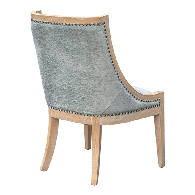 Elmcrest Upholstered Dining Chair with Nail-head Trim