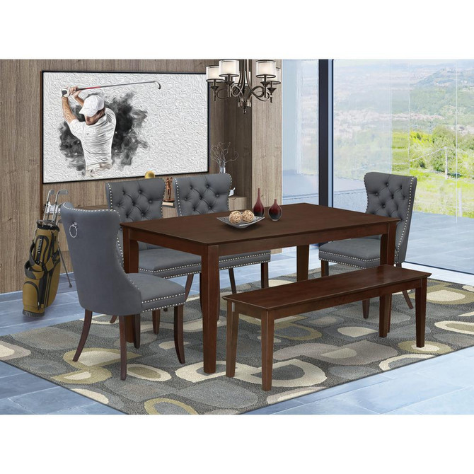 6 Piece Dinette Set Consists of a Rectangle Kitchen Table