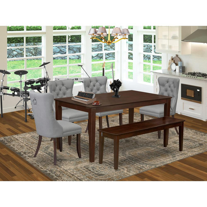 6 Piece Dining Set Consists of a Rectangle Kitchen Table