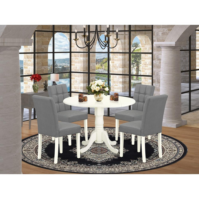 5 Piece Dining Table Set contain A Modern Table