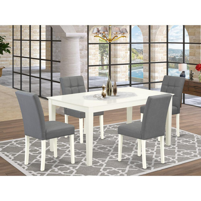 5 Piece Dining Table Set consists A Modern Table