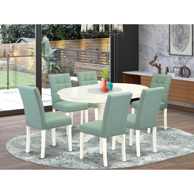 7 Piece Dining Table Set contain A Kitchen Table