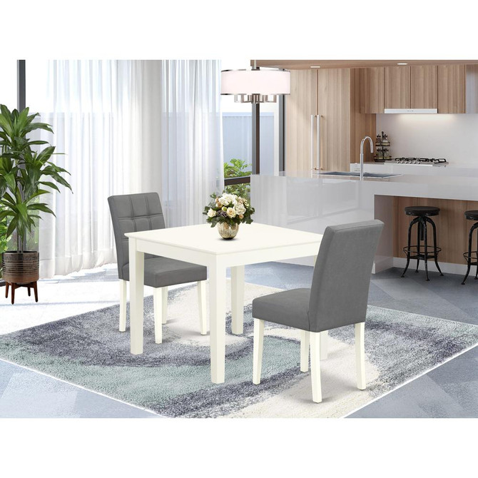 3 Piece Dinner Table Set consists A Dining Kitchen Table