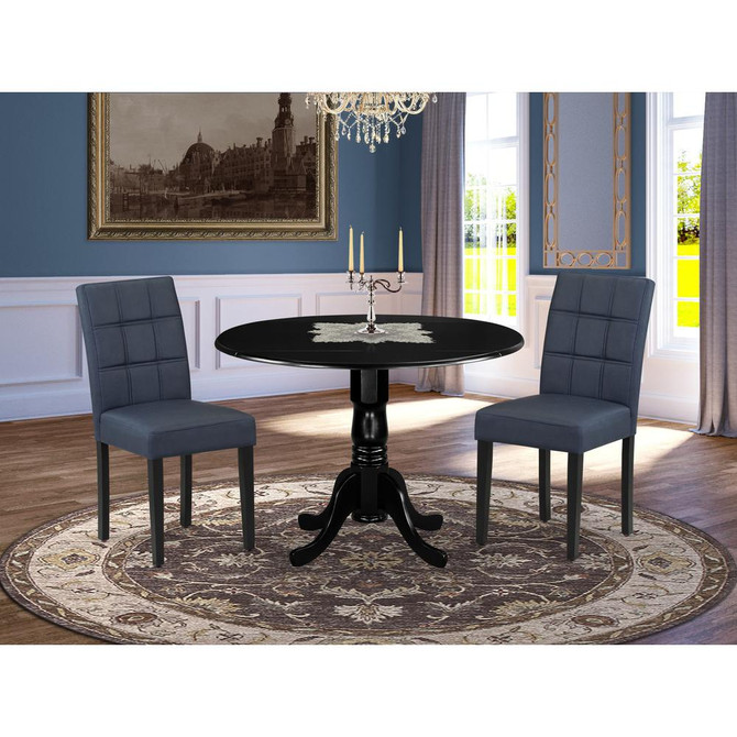 3 Piece Dining Table Set consists A Wood Table