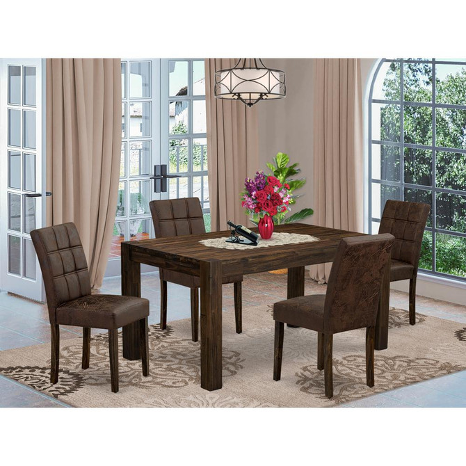 5 Piece Dinner Table Set consists A Kitchen Table