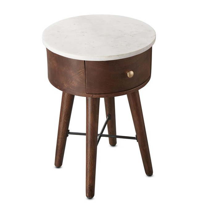 Bangalore Round End Table