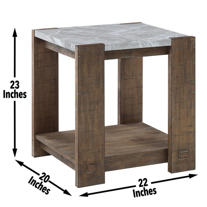 Libby Sintered Stone End Table