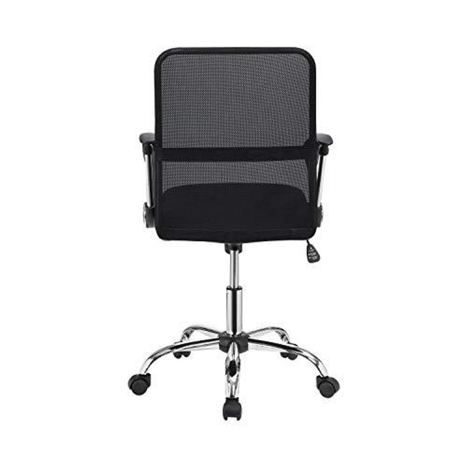 Gerta Office Chair with Mesh Backrest Black and Chrome