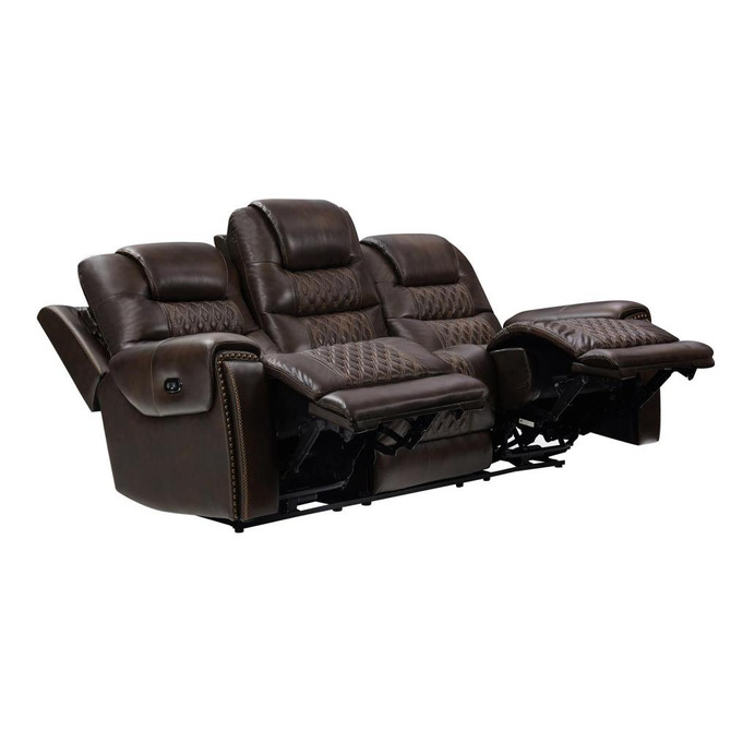 North Motion Collection 2 Pc Set Transitional, Dark Brown