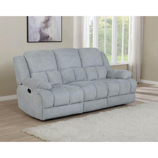 Waterbury Upholstered Motion Sofa Grey