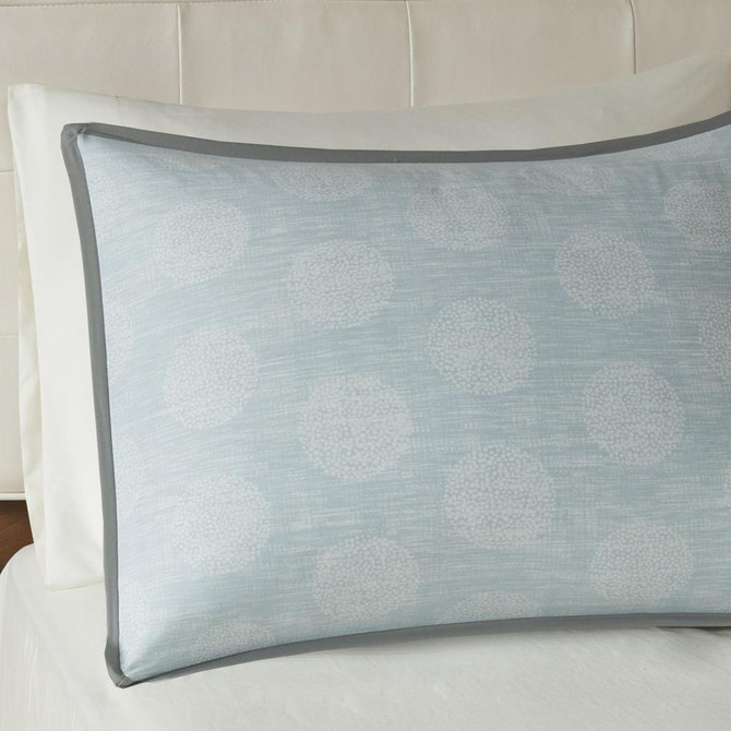 7 Piece Reversible Cotton Sateen Comforter Set
