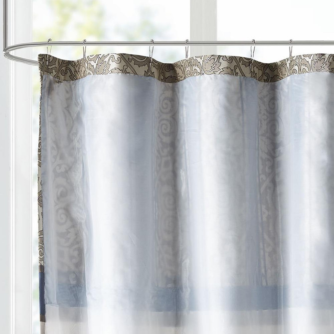 Embroidered Shower Curtain
