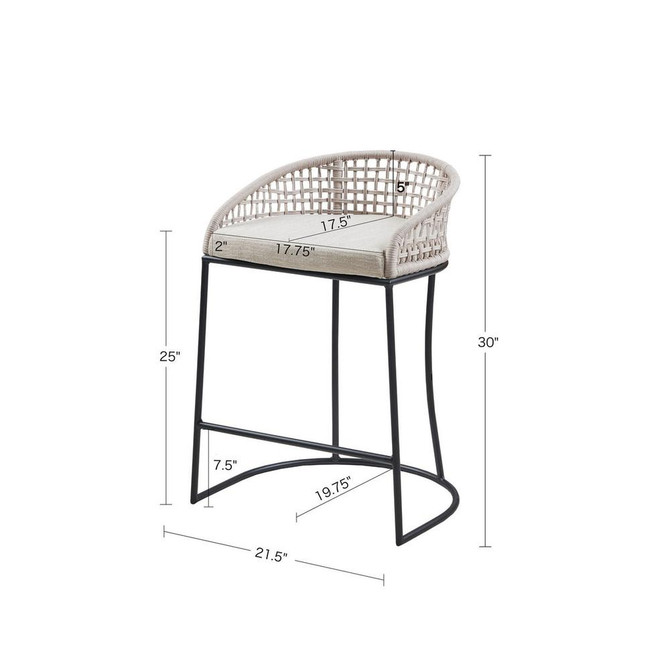 Woven Counter Stool 25"