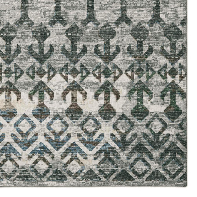 Bravado Ash Transitional Aztec/Incan 8' x 10' Area Rug Ash ABV38