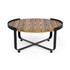 Aceston Outdoor Modern Industrial Acacia Wood Coffee Table
