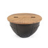Kim Handcrafted Boho Mango Wood and Iron Coffee Table