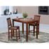 3  Pc  counter  height  Dining  set-counter  height  Table  and  2  Kitchen  Chairs.