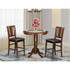 3  Pc  counter  height  set-  high  Table  and  2  Dining  Chairs