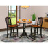 3  Pc  counter  height  Dining  set-pub  Table  and  2  Dining  Chairs.